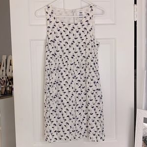Old Navy white and blue dress
